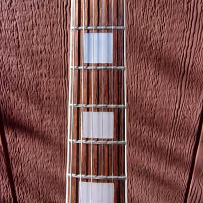 Memphis, set neck, single cut (LP copy), MIJ, 1970's, cherry sunburst, Duncans, case, volute, CIPOLLINA image 4