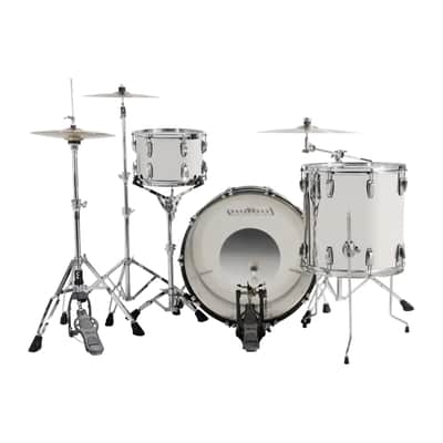 Ludwig Stainless Steel 3pc Pro Beat Drum Set image 3