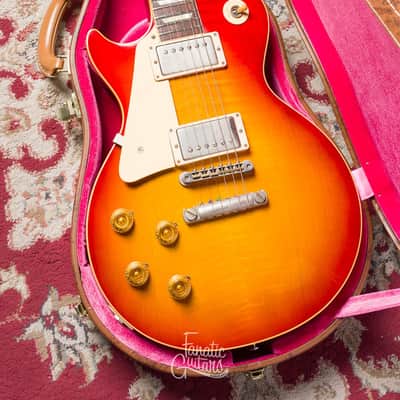 Gibson Les Paul Standard 58' Reissue Left-Handed - Washed Cherry Sunburst VOS #871490 Second Hand image 3