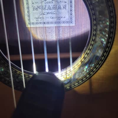 Master Luthier John McMahan Made to Order Classical 1978, German Spruce, Brazilian Cherry image 2