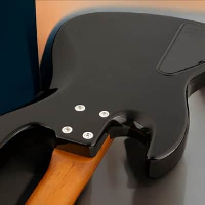 Sadowsky MetroExpress 21-Fret Hybrid P/J Bass, Morado Fingerboard, 4-String, Fretless - Solid Black High Polish image 7