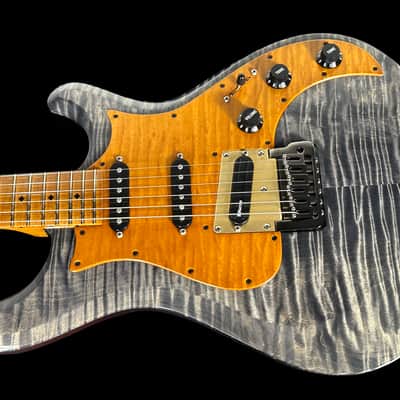 2020 Knaggs Larry Mitchell Signature Severn Tier 2 Flame Top Gloss ~ Faded Onyx image 2