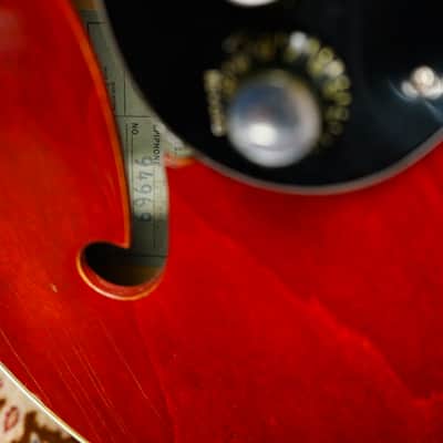 1962 Epiphone USA EA-7P 'Professional' Cherry Red - Mini PAF ES-335 Body w/ Case image 18