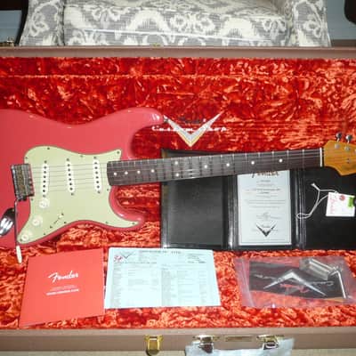 Fender Custom Shop Ltd Limited Edition '62/'63 Stratocaster Journeyman Fiesta Red (CZ560159) image 1