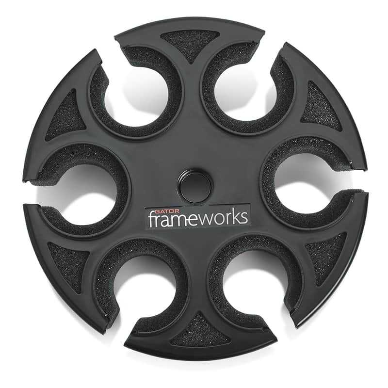 Mint Gator Frameworks GFW-MIC-6TRAY Multi Microphone Tray Holds 6 Microphones image 1