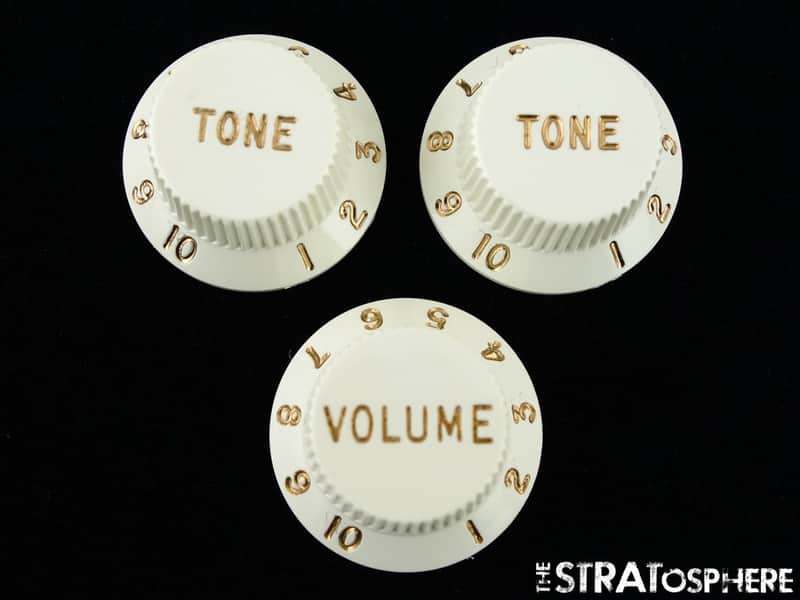 Fender Richie Kotzen Stratocaster Strat GUITAR KNOBS Control Volume Tone image 1
