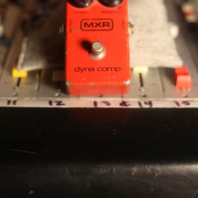 MXR MX-102 Block Dyna Comp 1975 - 1984 - Red image 1