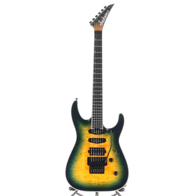 Jackson Pro Plus Series Soloist SLA3Q, Amber Blue Burst, Plays Great (A11) (04963) image 5