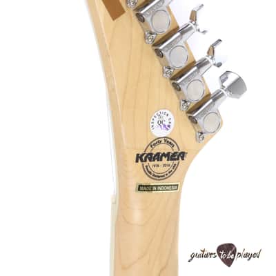 Kramer Nite V Plus Charlie Parra Signature Electric Guitar – Candy Apple Red image 11