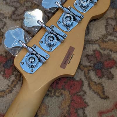 Left Handed Fender Player Plus PJ Precision Jazz Bass maple neck with pau ferro fret board and tuners 2022 image 8