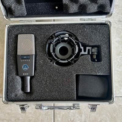 AKG C414 XLS Large Diaphragm Multipattern Condenser Microphone w/ Original Case & Shock Mount image 1