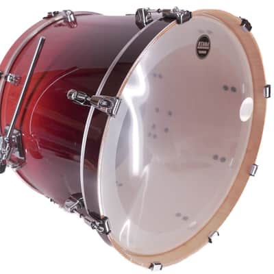 TAMA Starclassic Performer 22''x16'' Bass Drum Dark Cherry Fade Professional Series image 2