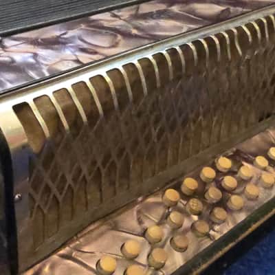 Vintage Hohner Liliput Club Diatonic Button Accordion Bb/Eb - A=440 Pitch - Mint Bellows w/ Original Case image 11