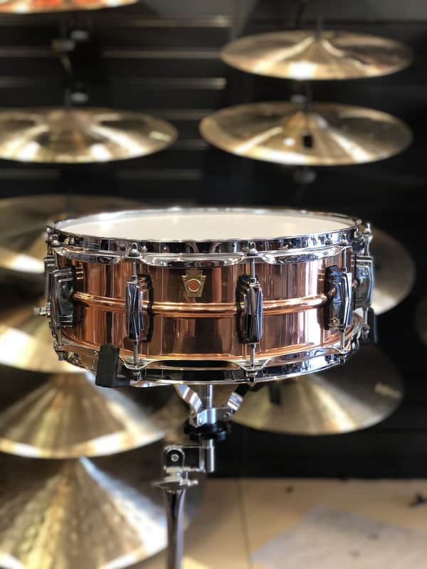 Ludwig 5x14 Smooth Copper Phonic Snare Drum image 1