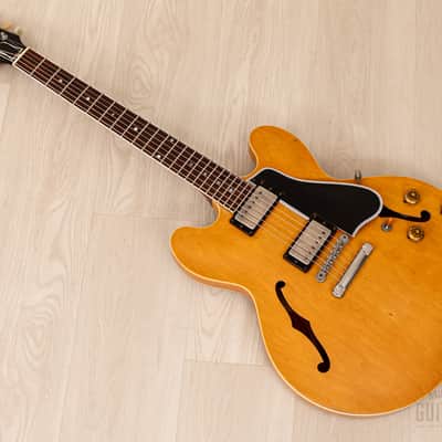 1958 Gibson ES-335 TDN Vintage Semi-Hollow Blonde Thin Top w/ PAFs, Case image 13