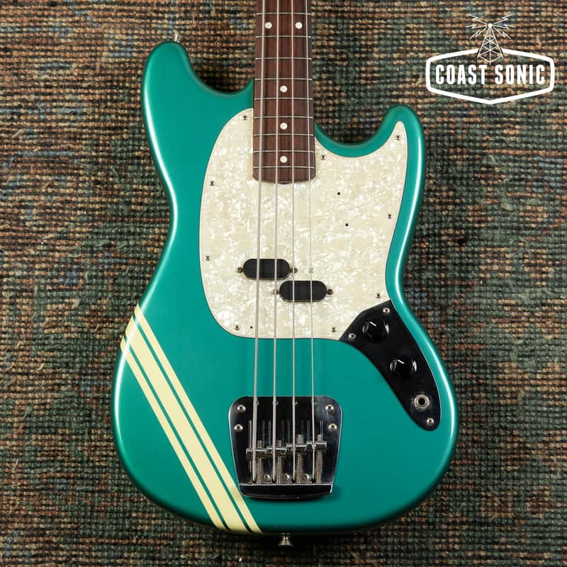 1998 CIJ Fender '69 Competition Mustang Bass Reissue MB-SD/CO Seymour Duncan image 1