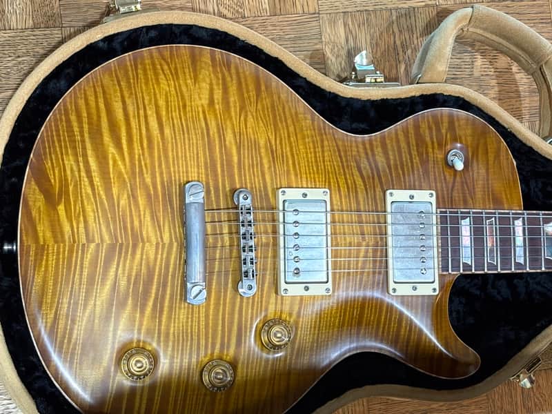 Nik Huber Orca 59 Bernie Marsden Flame Top Burst 2023 - Honey 7lbs 14.5 oz image 1