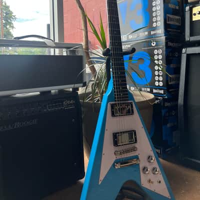 Epiphone Flying V '70s (Modded) 2026 - Present - Maui Blue image 1