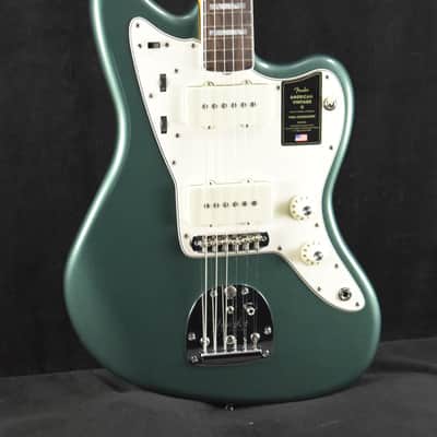 Fender American Vintage II 1966 Jazzmaster Rosewood Fingerboard Sherwood Green Metallic image 1