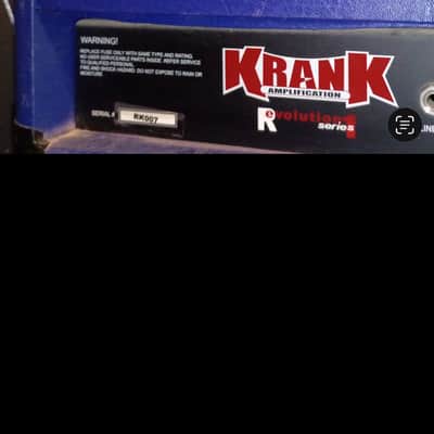 Krank Revolution 1 series Early 2000s - Blue image 3