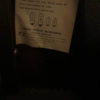 Fender Vibro Champ Amp 1966 - Black Panel image 14