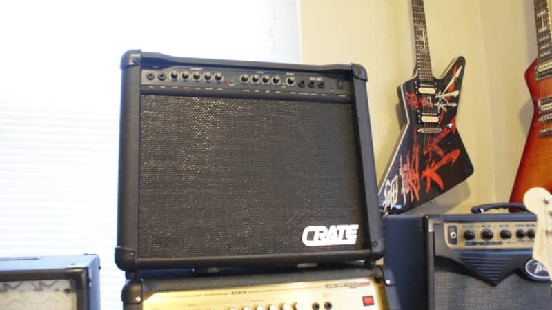 Crate GX 80 80 watt Combo Amp with foot switch upgraded Peavey Speaker, NICE!! image 1
