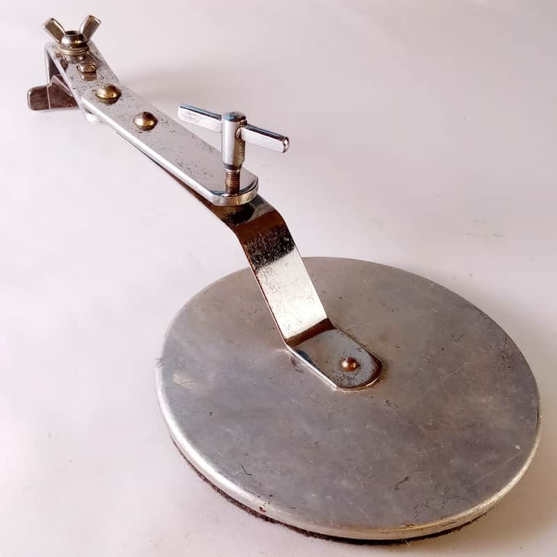 Slingerland External Bass Drum Muffler Clamp-On Hoop-Mount Chrome Vintage60s W&A image 1