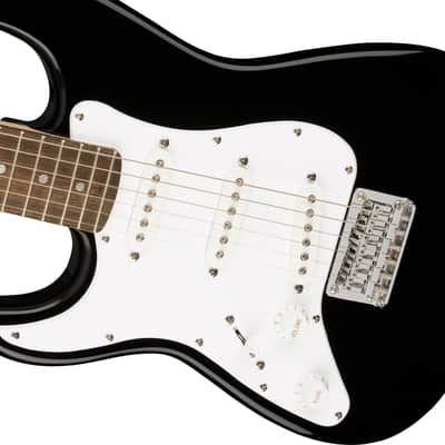 SQUIER - Mini Stratocaster Left-Handed Laurel Fingerboard White Pickguard Black - 0370123506 image 3
