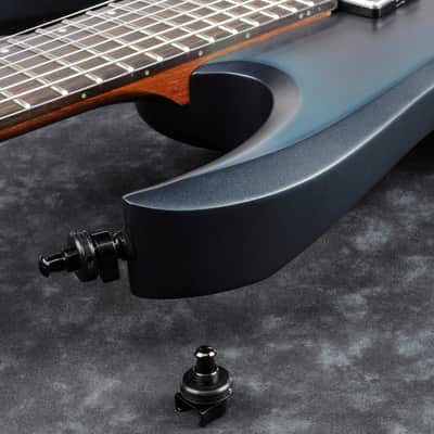 Ibanez RGD71ALMS-BAM Axion 7-String Multi-Scale Black Aurora Burst Matte image 4