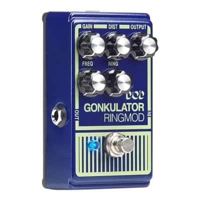 Digitech DOD Ring Modulator Guitar Effect Pedal, Blue (DOD-GONKULATOR-U) image 4