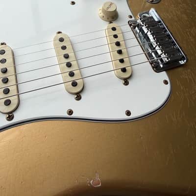 2026 Fender Custom Shop Stratocaster Pro W25 Relic - HLE Gold image 13