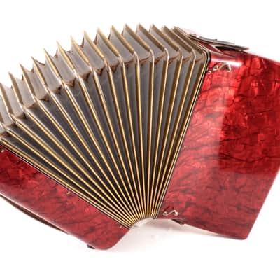 Rare Vintage Accordion Delicia Accord V 48 bass,8 registers (5+3)~Czech Republic - Video image 10
