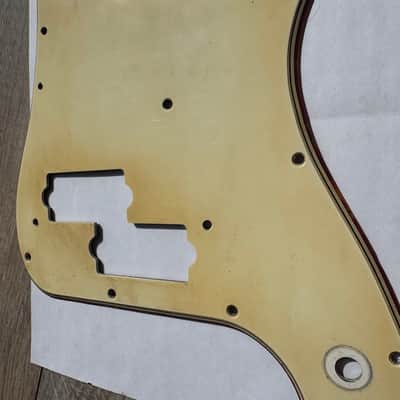 '72 thru '79 Fender Precision 73 vintage celluloid 70's pickguard USA RI image 14