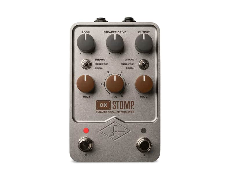 Universal Audio OX Stomp Dynamic Speaker Emulator - Silver