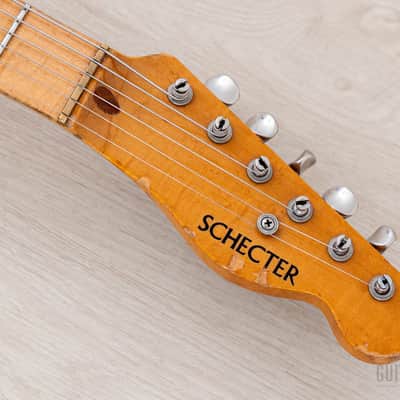 1981 Schecter T-style HH Dream Machine Vintage Guitar w/ Z Plus SuperRock Humbuckers, Case image 4