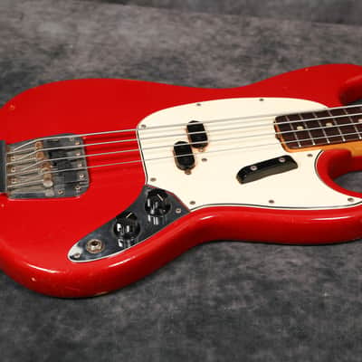 1967 Fender Mustang Bass - Dakota Red - OHSC image 10