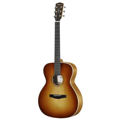 Alvarez LF60e Sunset Folk/OM Guitar with FlexiCase/Pickup - Sunset (NEW DEMO) image 3