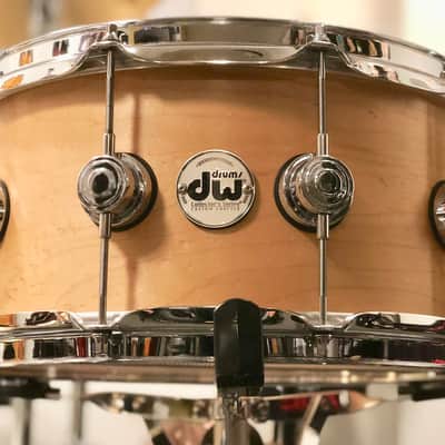 DW Collector's Series "10&6" Maple Snare Drum - 14x7 - Natural Satin (Used) image 1