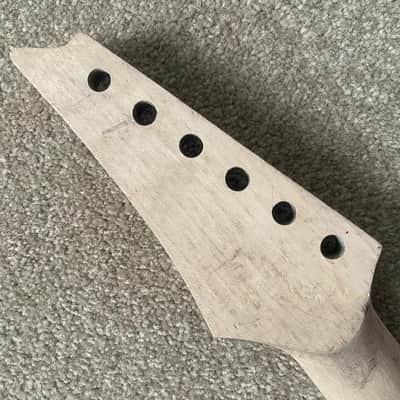 Maple Wood Guitar Neck, Rosewood Fretboard DIY Project, 22 Frets image 4