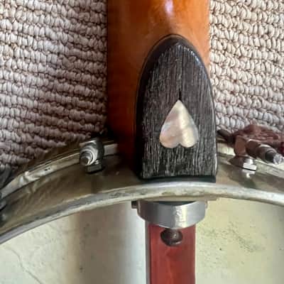 Vintage George Washburn 5-String Banjo circa 1913 w/hard shell case image 7