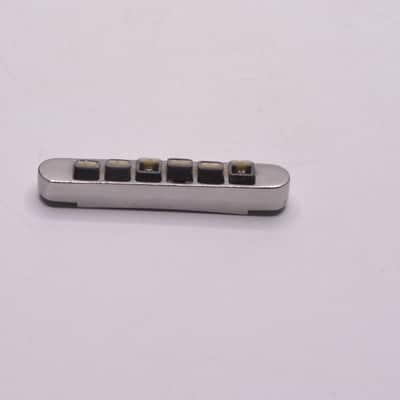 1980's Vintage Gibson Three-Point Top-Adjust Tune-o-Matic Bridge Chrome w/Brass Inserts Firebrand SG Les Paul Victory Explorer ES-335 1981 1982 image 6