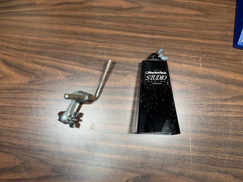 Rhythm Tech 8” Cowbell w/Gibraltar DC-92 Mount image 1