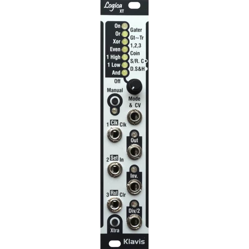 Klavis Logica XT Eurorack CV & Clock Logic Module (Silver) image 1