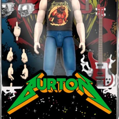 Super 7 Metallica Cliff Burton Ultimates! (Wave 2) 7” scale action figure. Limited Edition. Sold Out 2024 image 1