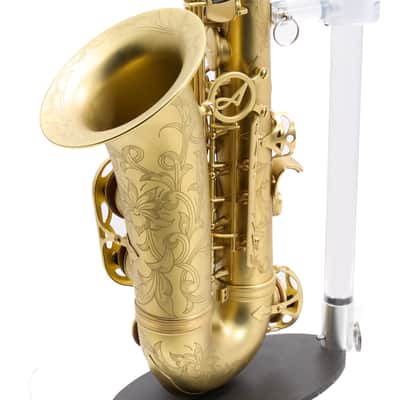 Antigua Winds Model AS4348CU Alto Saxophone in Unlacquered Brass SN UAS110015 image 17