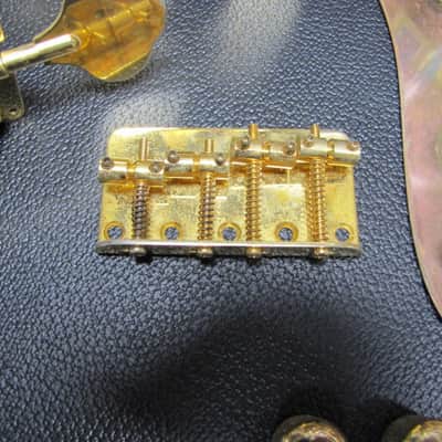 Fender Jazz Bass Hardware Set 1982 Gold image 3