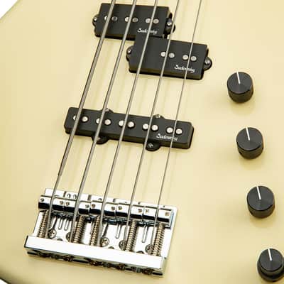 Sadowsky MetroLine 21 Fret Verdine White 5 String, Olympic White High Polish, Alder Body image 5