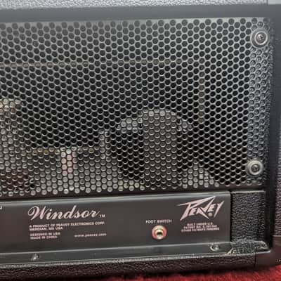 Peavey Windsor 100-Watt All Tube Guitar Amp Head 2000s - Black and Cream Amplifier image 9
