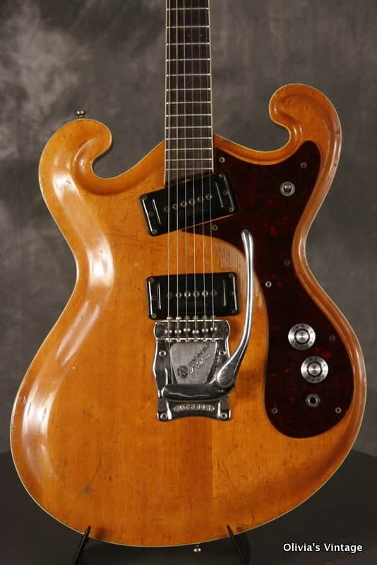 1966 MOSRITE Joe Maphis II SPRUCE top + WALNUT back/sides image 1