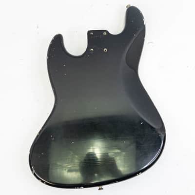 1964 Fender J Bass Pre-CBS Loaded Body with Pickups – Black Vintage Bass Guitar image 7